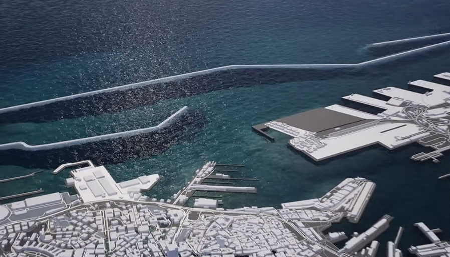 Diga Foranea di Genova 3D