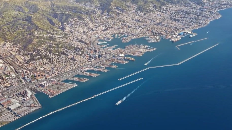 Diga Foranea di Genova 3D Diga Foranea di Genova 3D